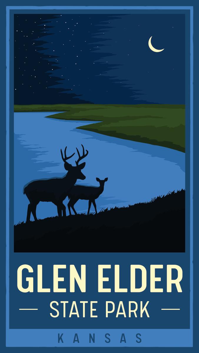 Glen Elder State Park Logo