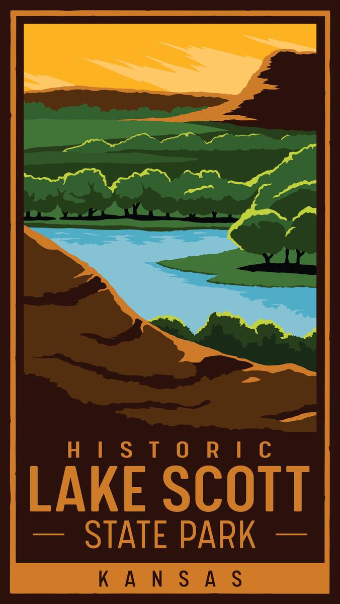 Lake Scott State Park Logo