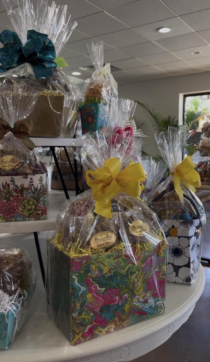 gift baskets at morgan price candy company