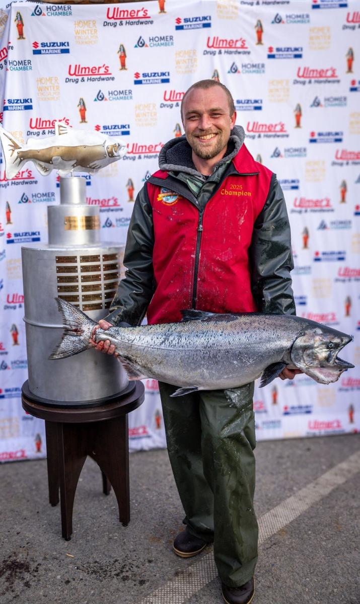 Zach with his Championship Fish