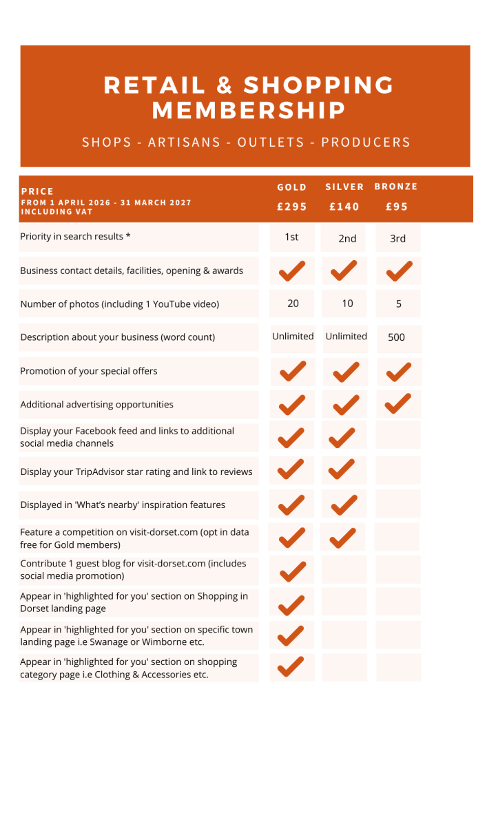 2026/27 Retail Membership Rate Card