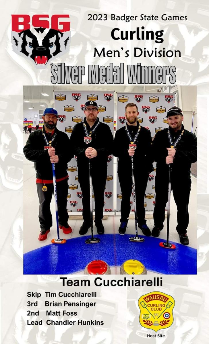 2023 Curling Men's Division Silver Team Cucchiarelli