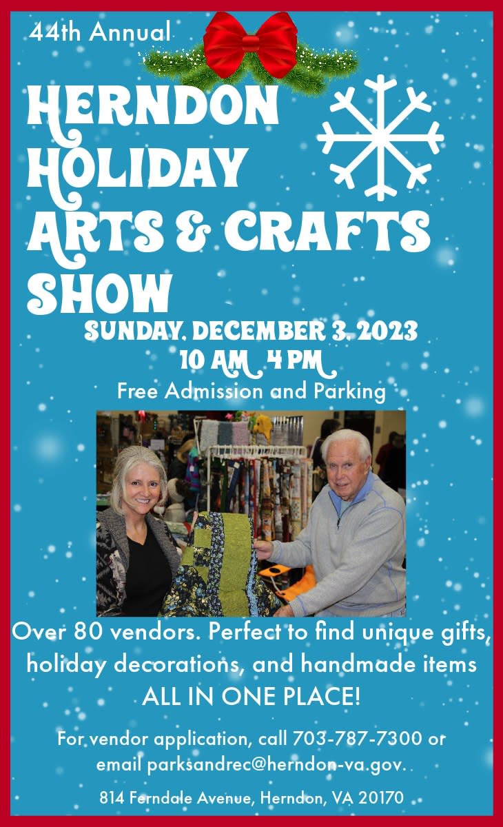 Herndon Holiday Arts & Crafts Show Flier
