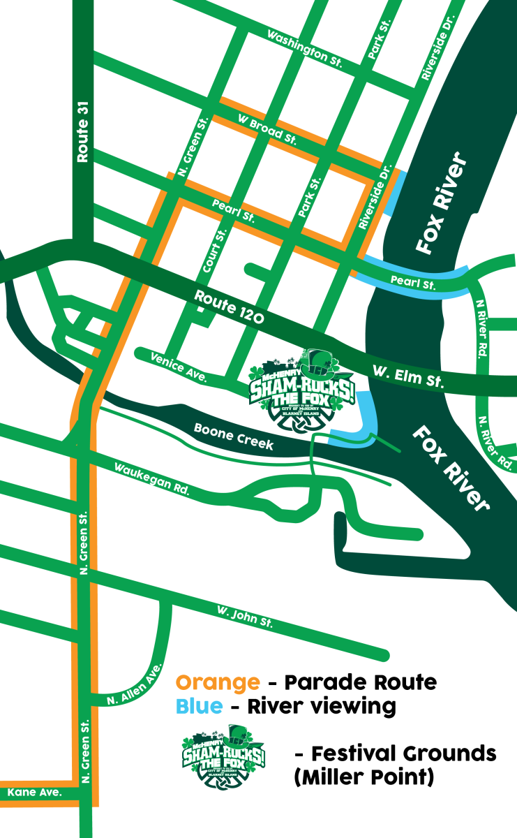 Parade Map With Key