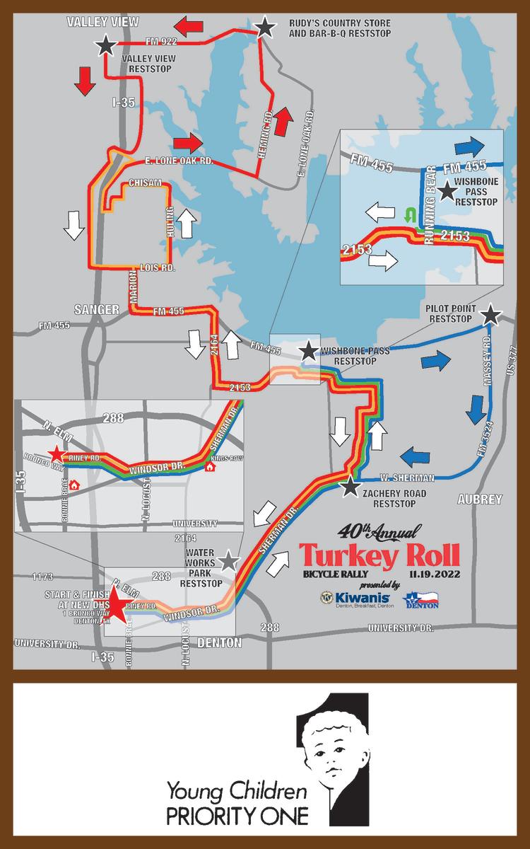 Turkey Roll 2022 Route