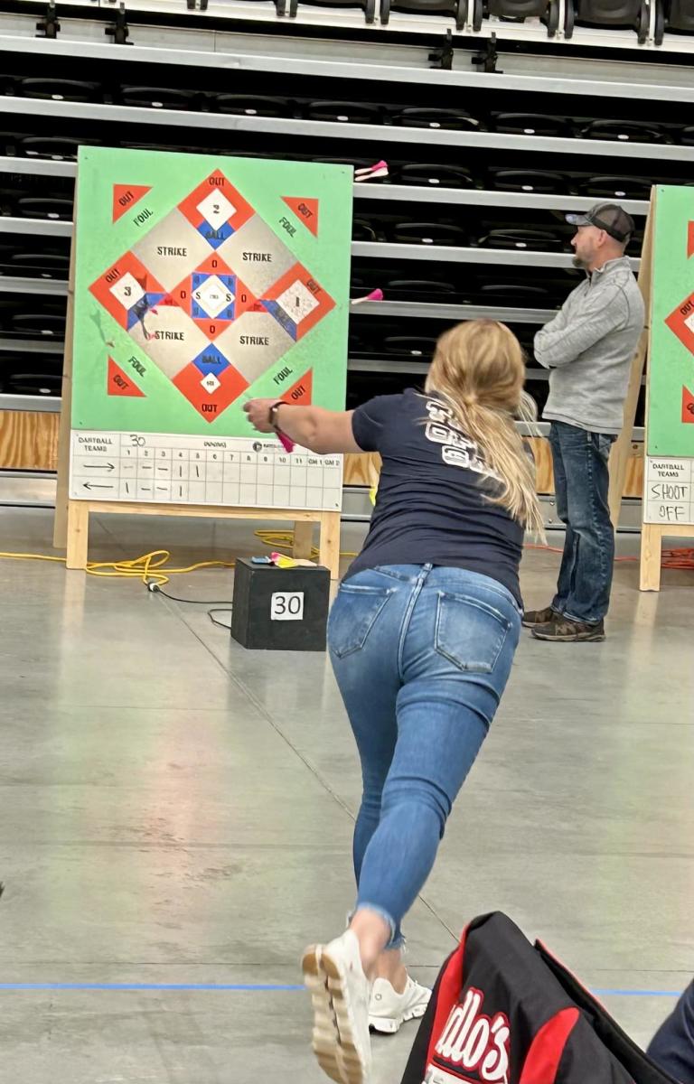 Dartball at the Oshkosh Arena