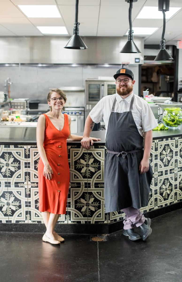 Chef Sean Sinclair and his wife, Katey, craft culinary experiences at the Castañeda Hotel, New Mexico Magazine