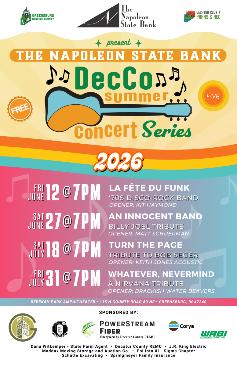 2026 Concert Series poster