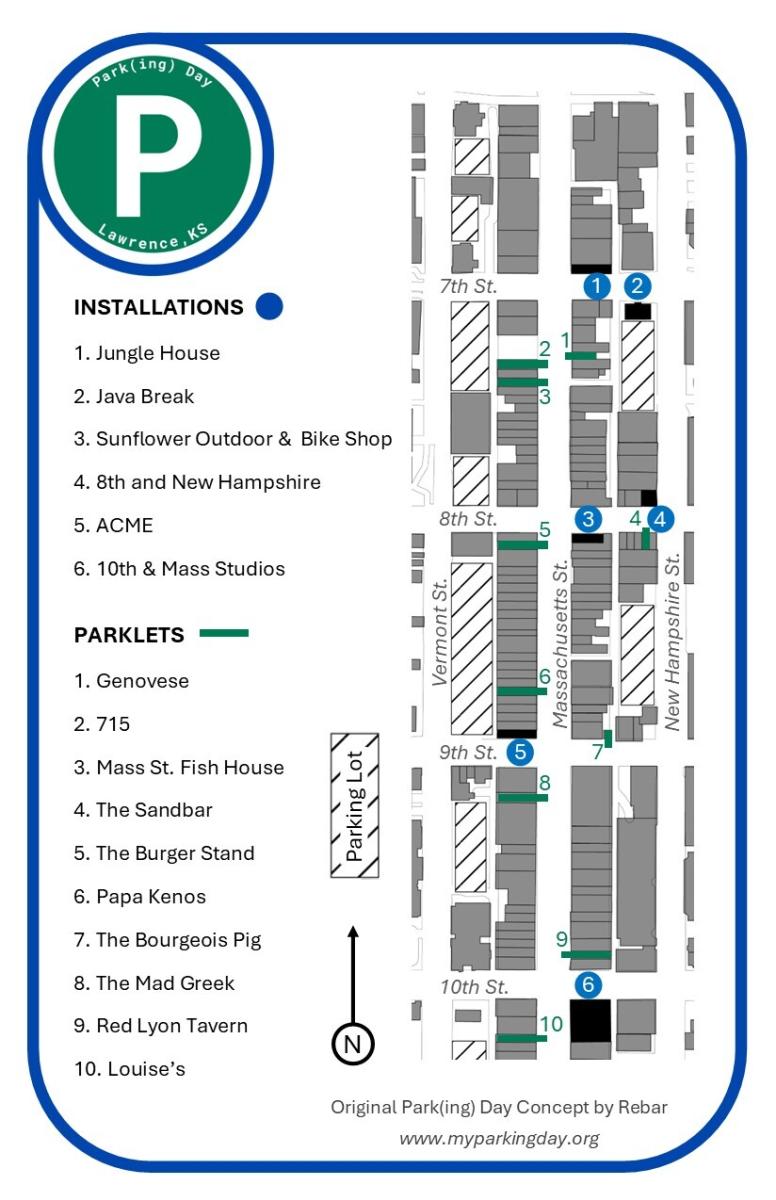 Park(ing) Day Map