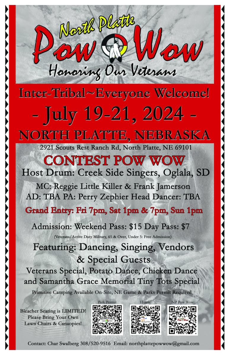 North Platte Pow Wow Poster 2024