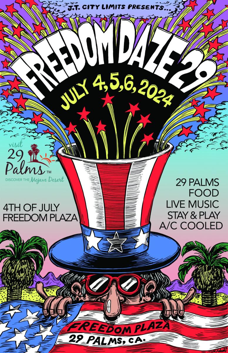 Freedom Daze 29 is a three-day music festival over the 4th of July holiday in Twentynine Palms California