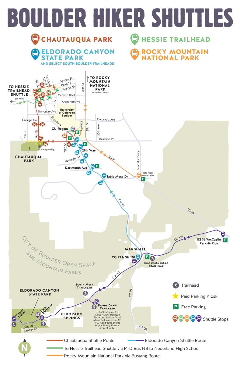2022 Integrated Hiker Shuttle Map