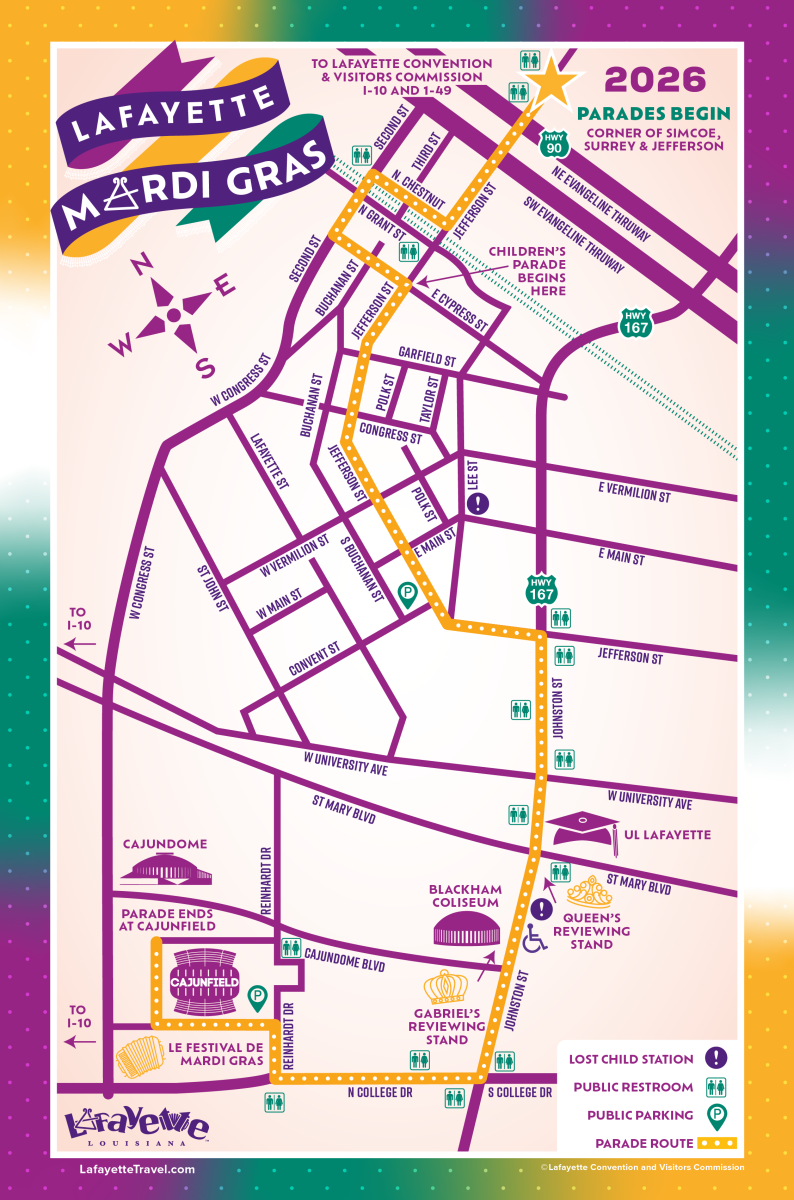 2026 Mardi Gras Parade Route Map