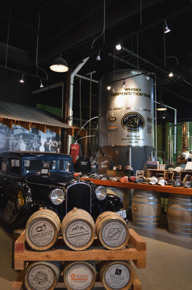 Inside Okanagan Spirit's Vernon