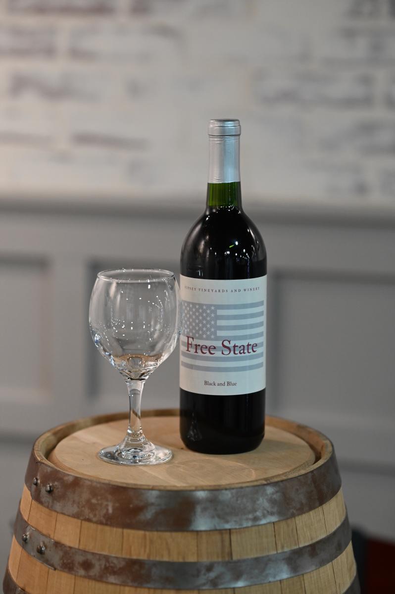 Wine bottle from Sipsey Winery