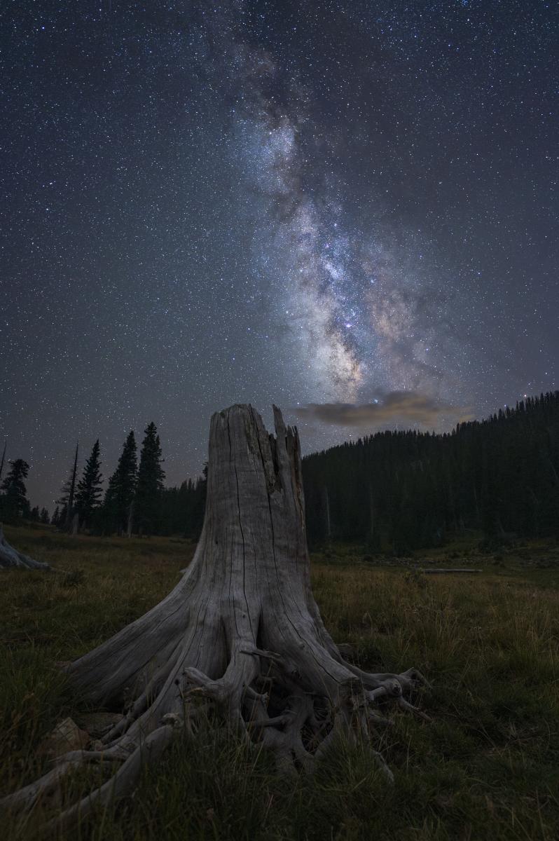 Ben Chesebrough captured the Milky Way across the night sky over the Pecos Wilderness.