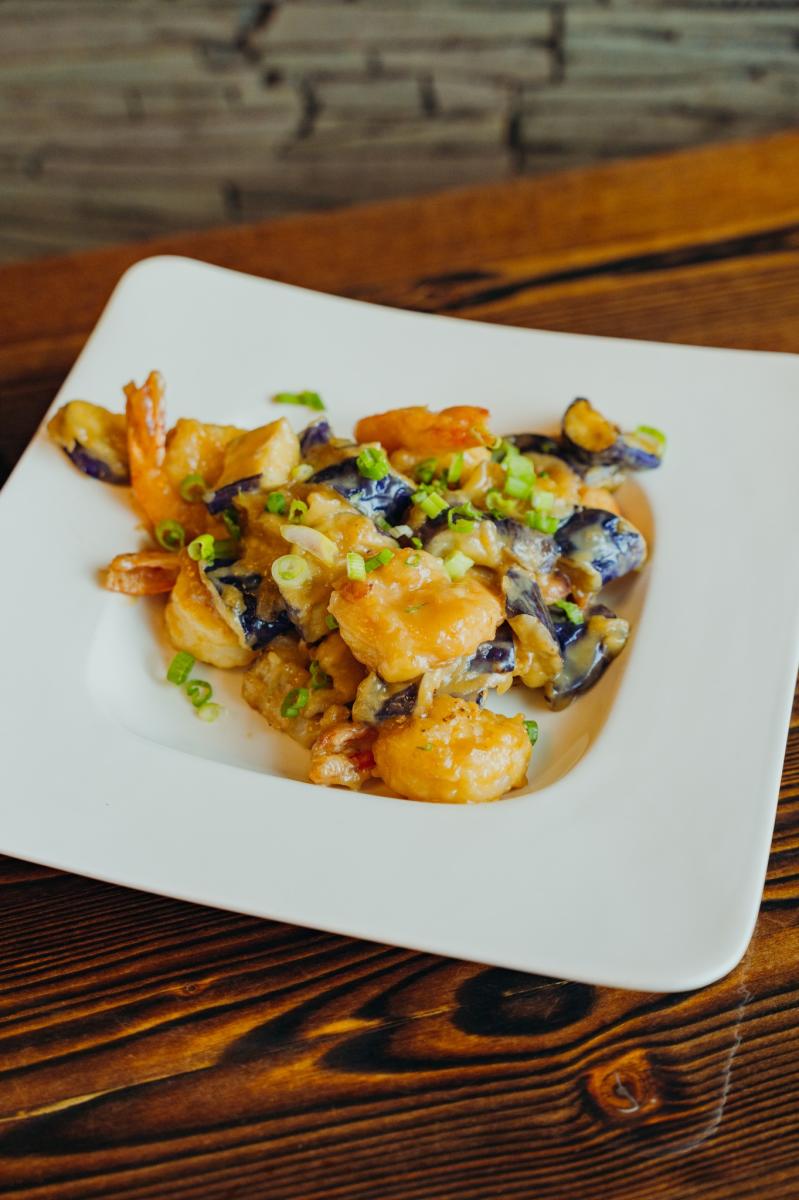 Nhi Taste of Asia - Miso Shrimp Eggplant