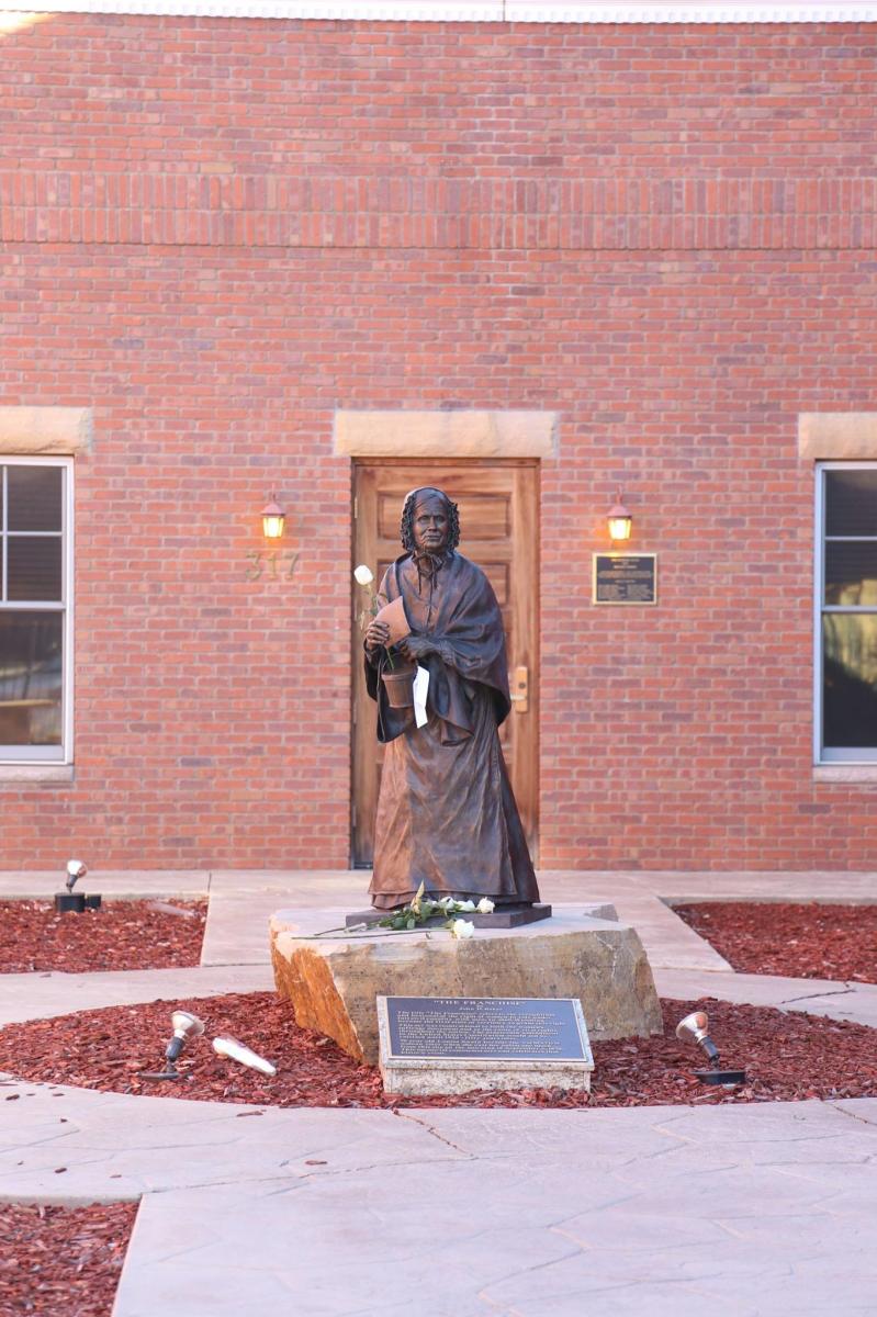 Louisa Swain First Woman Voter Wyoming Women's History House