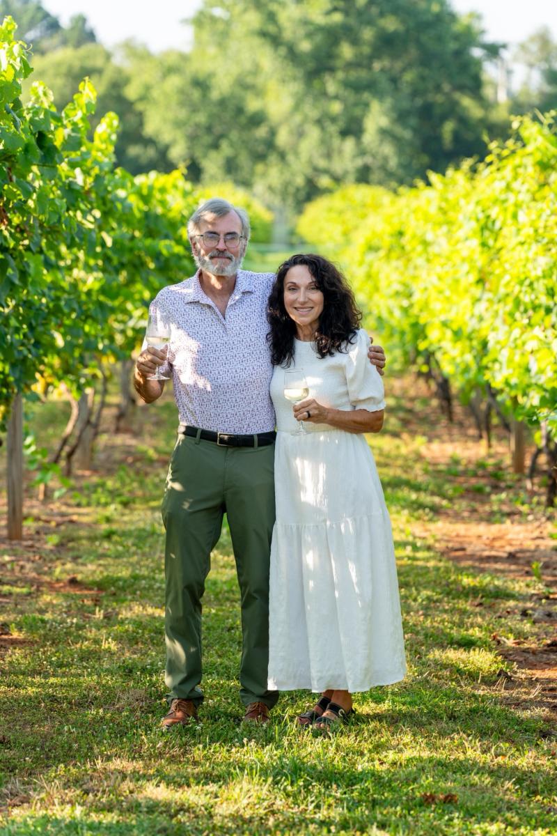 picture of the Massa family at la famiglia vineyards and winery