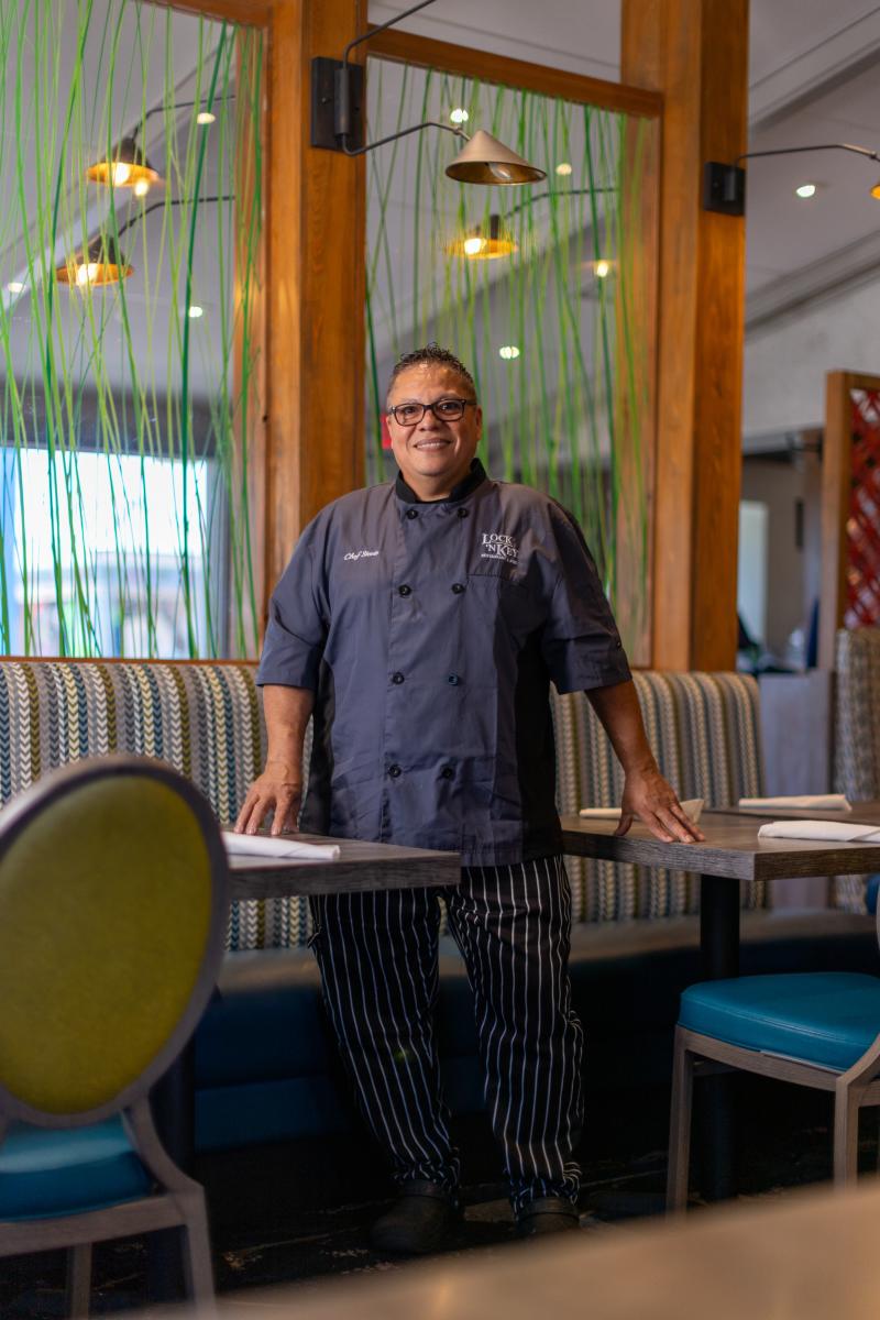 Executive Chef Stevie Cesarez at Lock 'N Key Restaurant & Pub