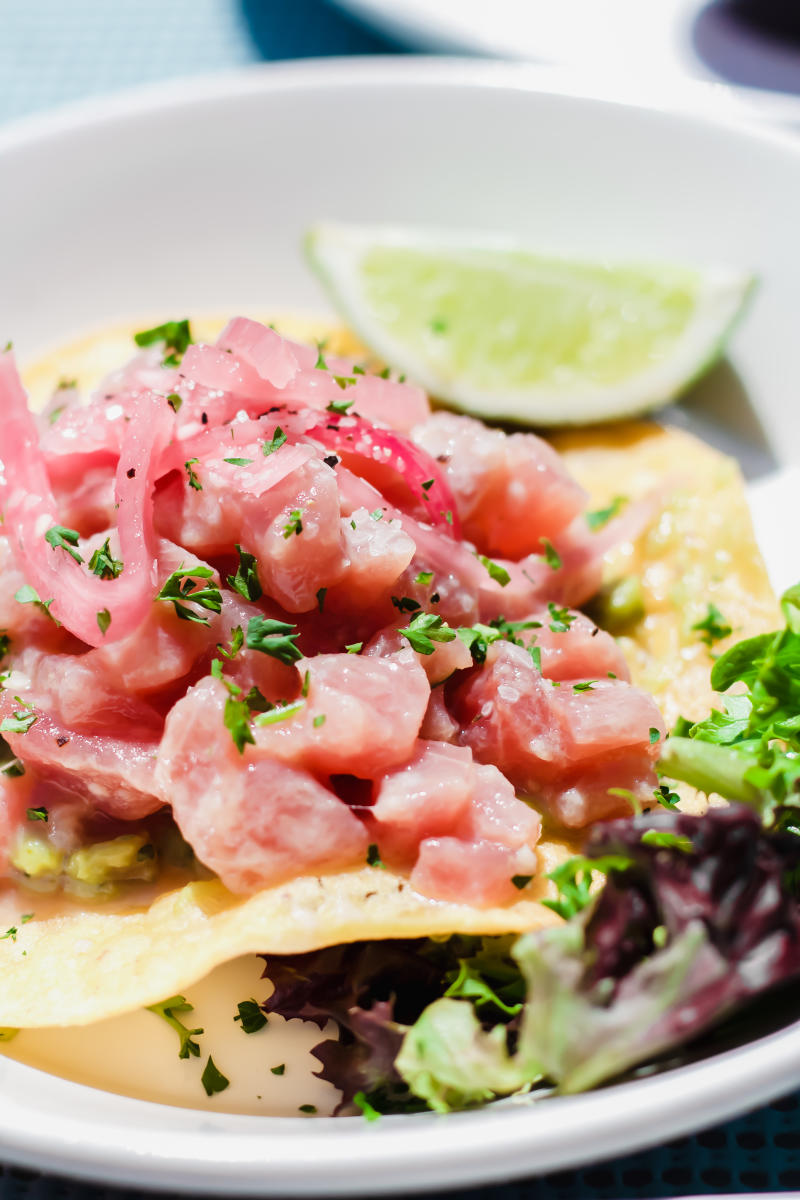 A ceviche dish from Bahia on the Crystal Coast, NC