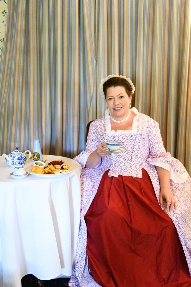 Tea with Martha Washington at Mount Vernon