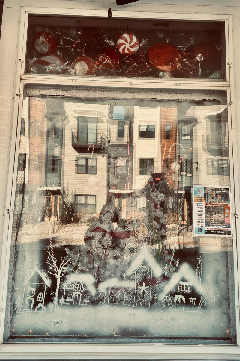 Downtown Holiday Window Decorating Contest 2025: Rudy's Shop