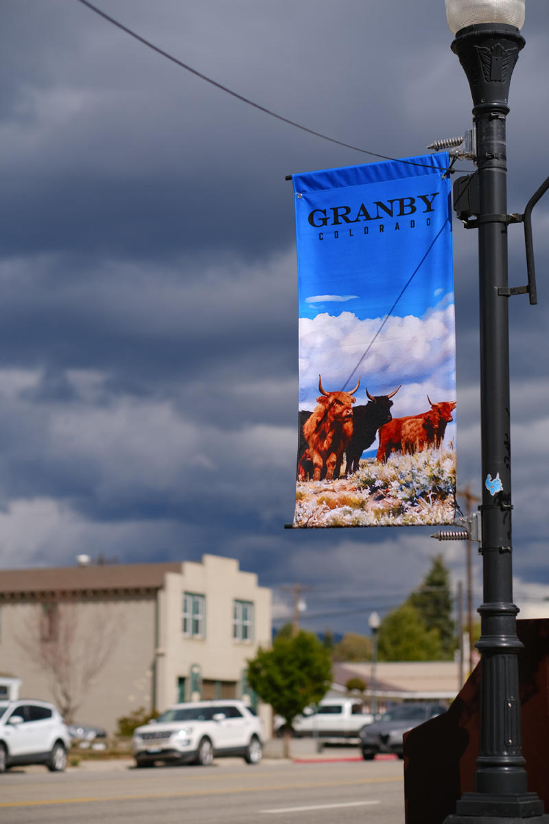 Main Street Banners: A Visual Tribute to Granby #39 s Ranching Rodeo Roots