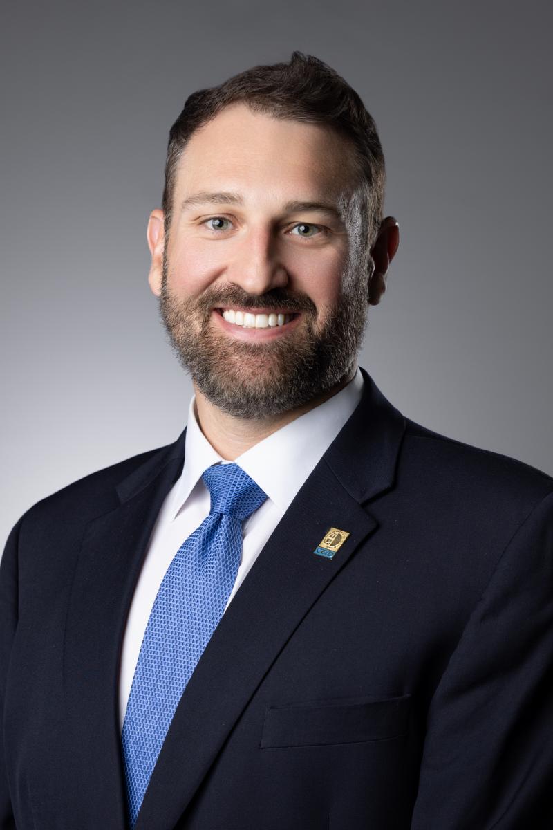 Headshot of Economic Development Manager of Development & Redevelopment, Derrek Jerred