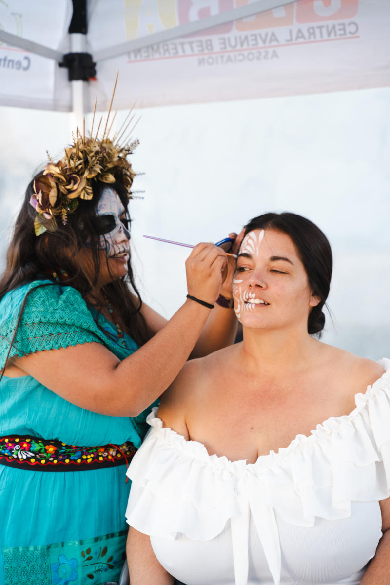 day of the dead with influencer
