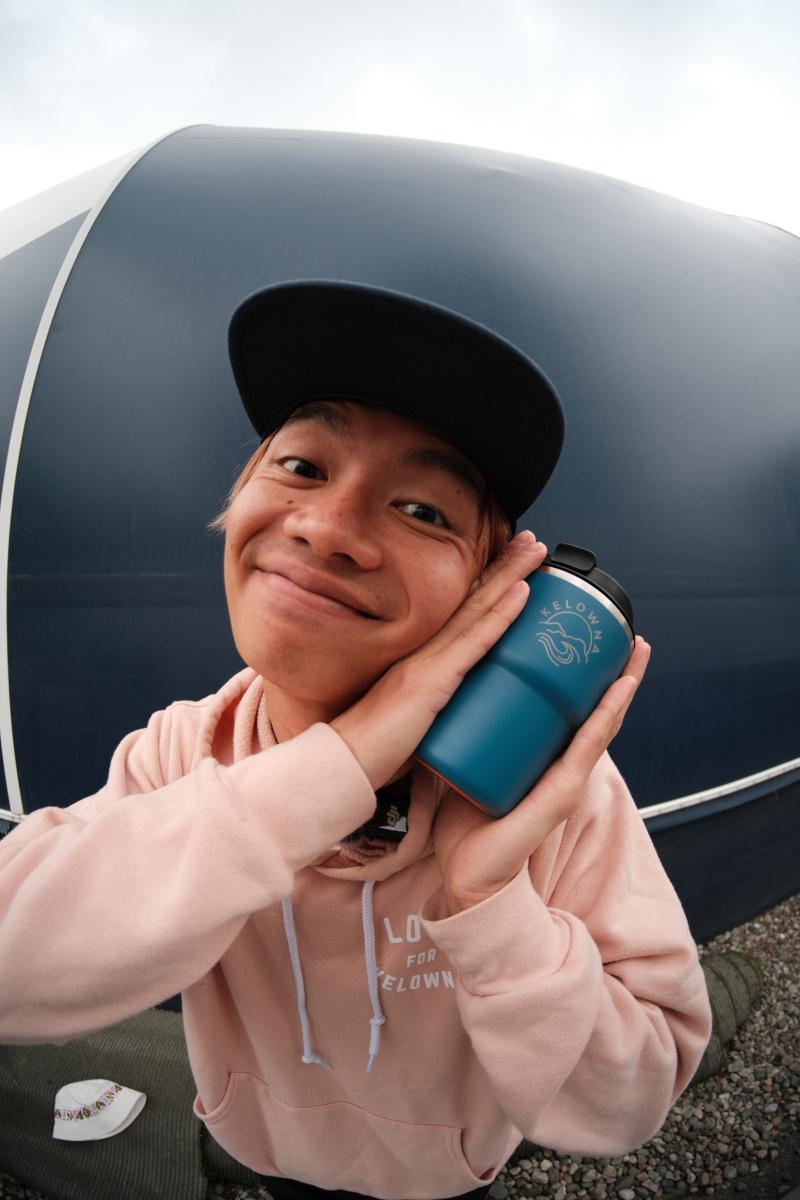 Jason with Love For Kelowna Travel Mug