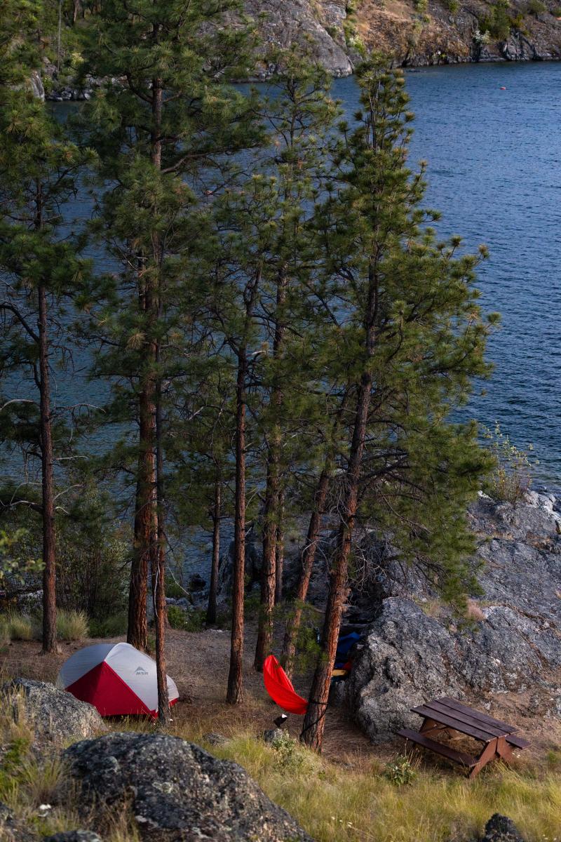 Okanagan Mountain Park Paddle Camping