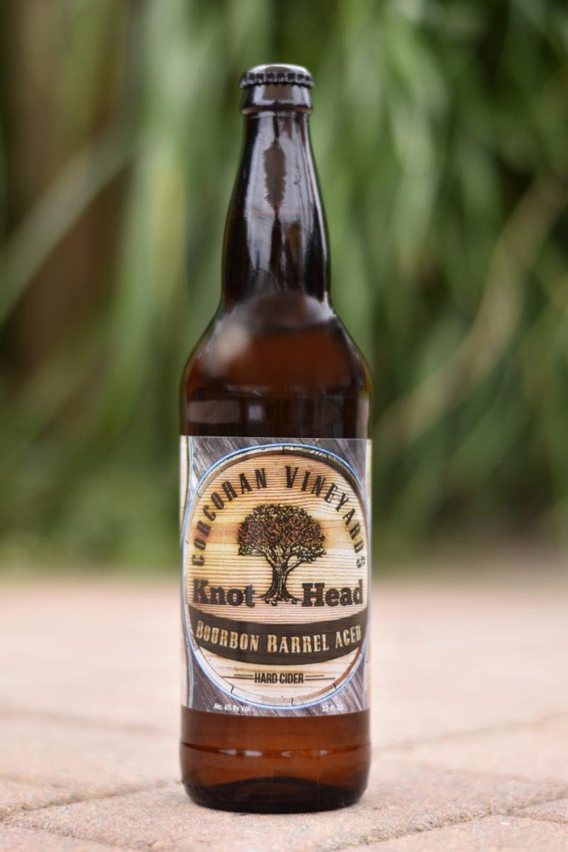 Corcoran Vineyards Knot Head Bourbon Barrel Aged Hard Cider