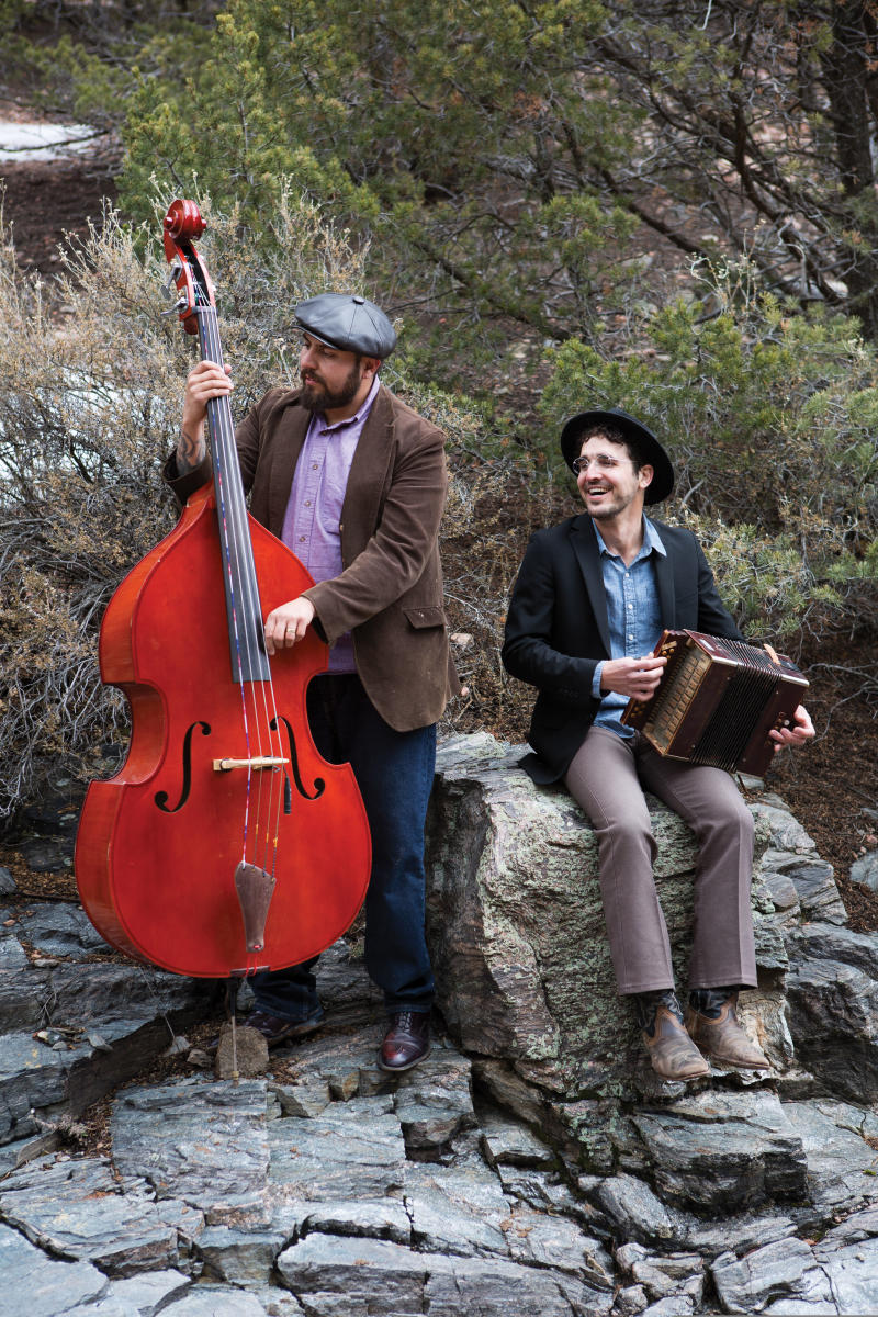 Lone Piñon founding members, Jordan Wax (right) and Noah Martinez