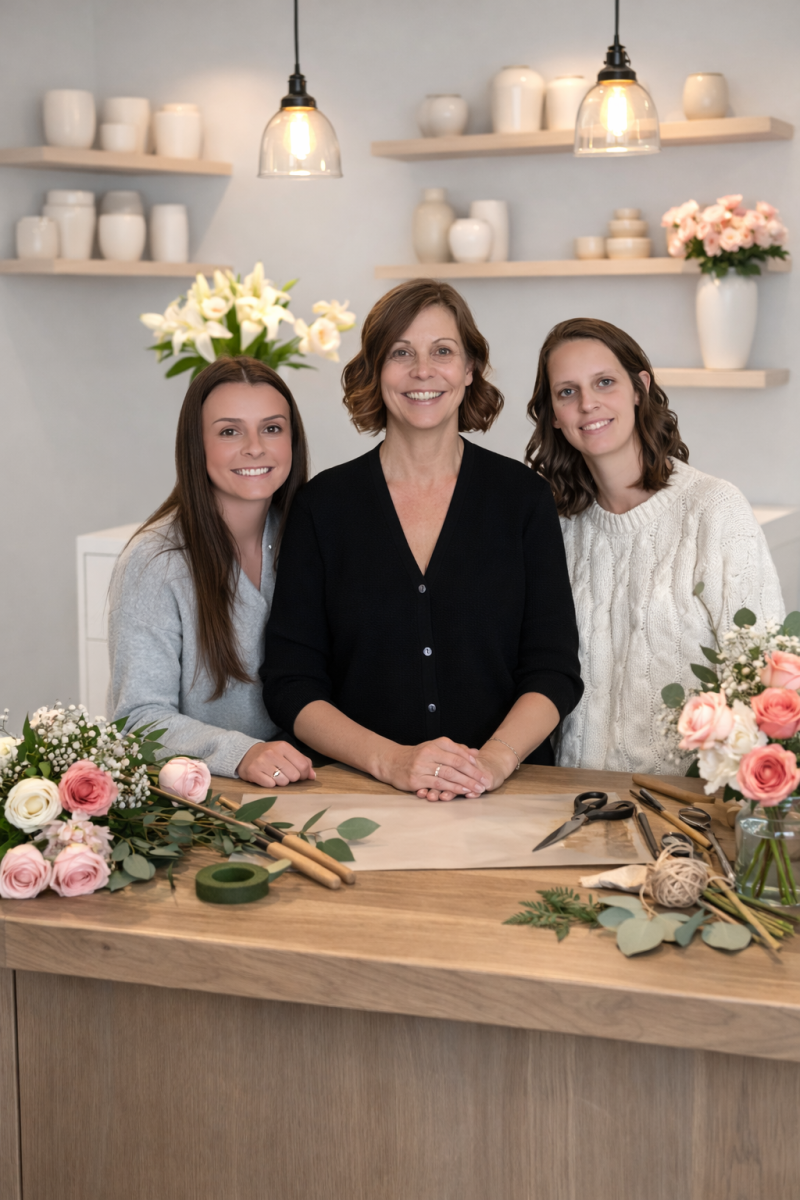 Women Flowers Shop Spring