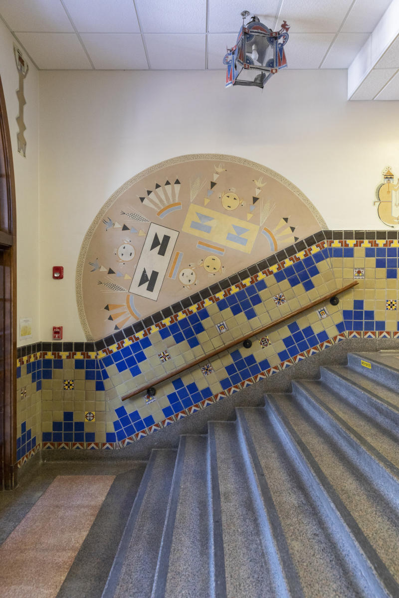 McKinley County Courthouse art.