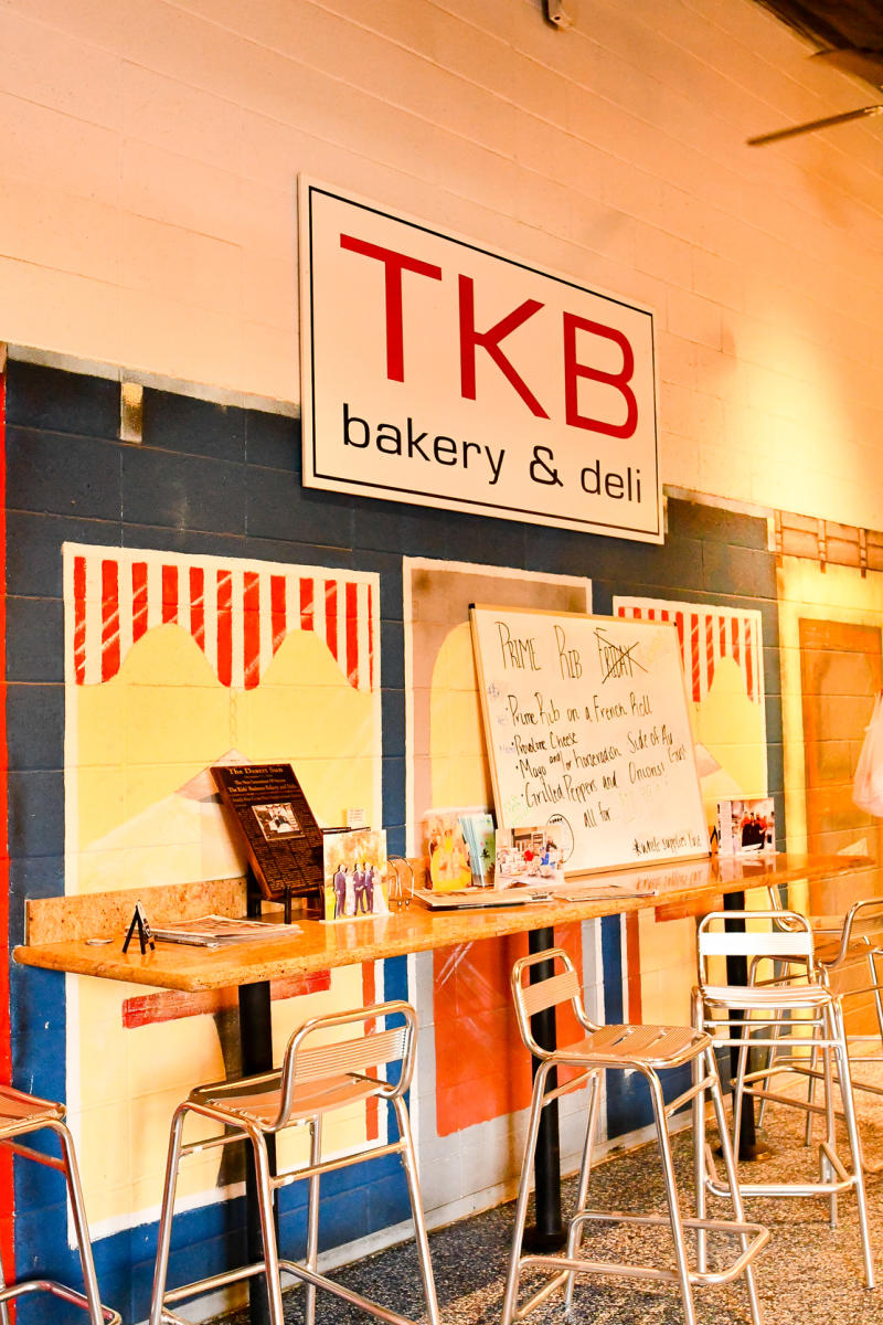 TKB Bakery & Deli sign