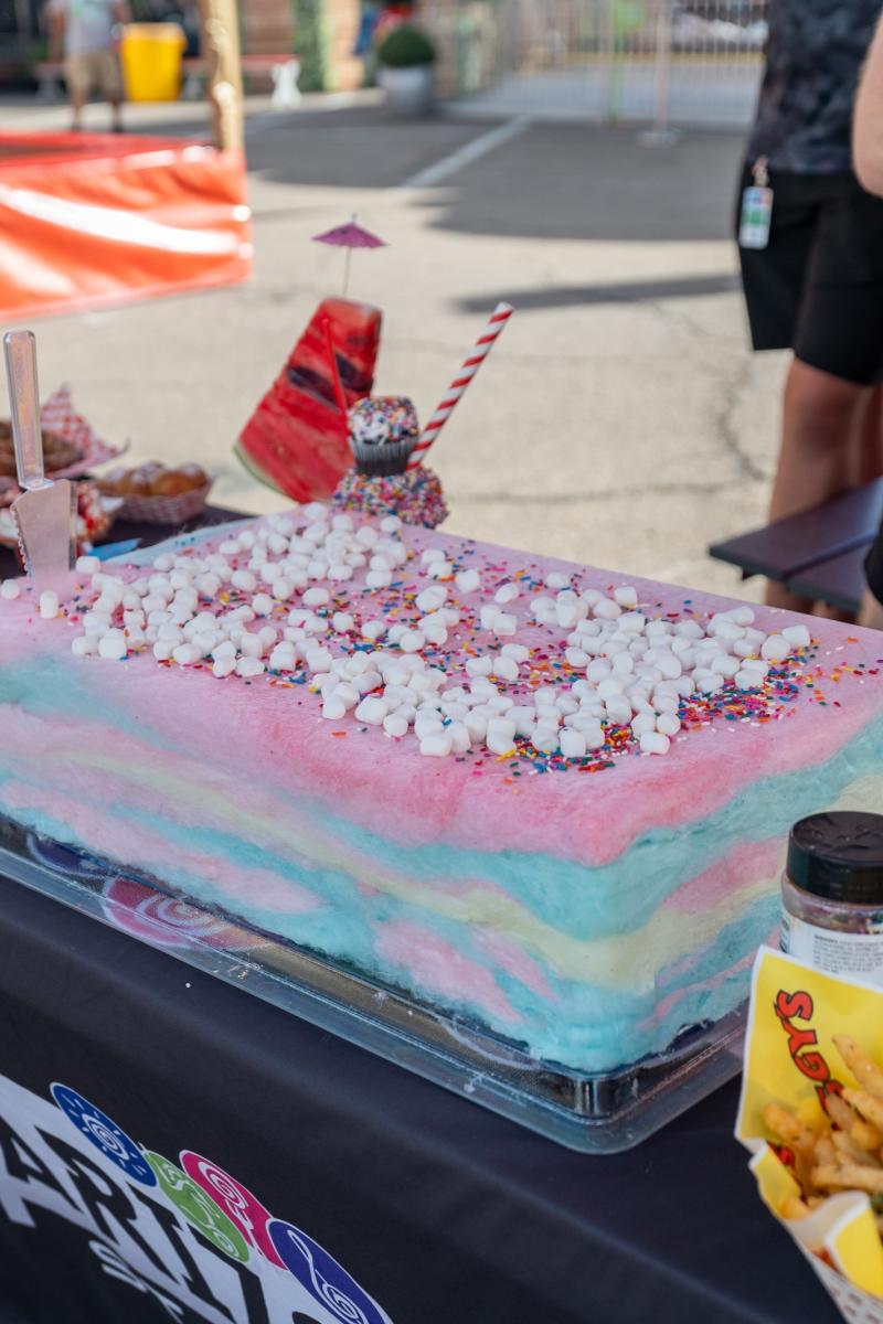 Cotton Candy Cake at the Arizona State Fair