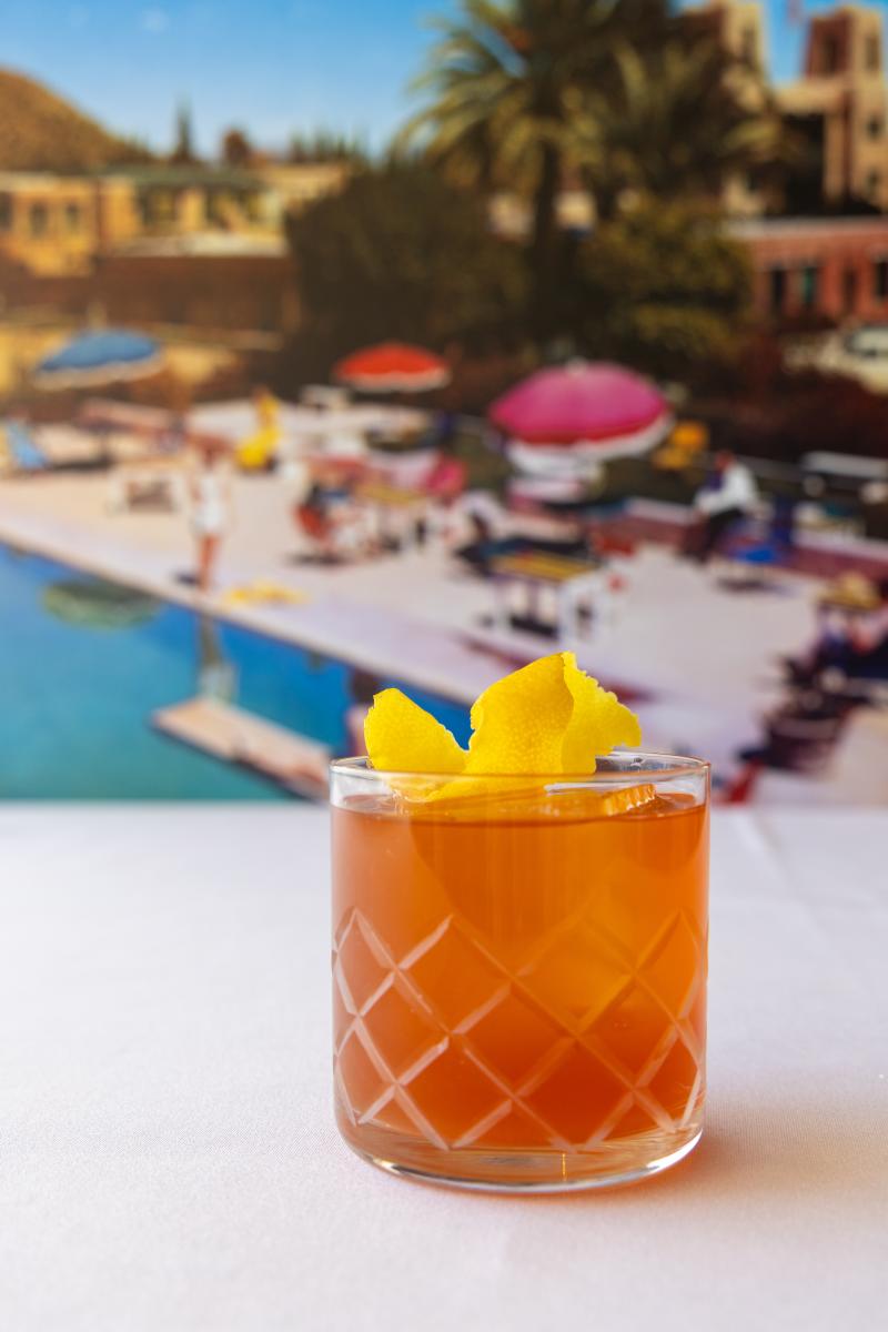 Grapefruit Mezcal Negroni from The Phoenician Tavern at The Phoenician