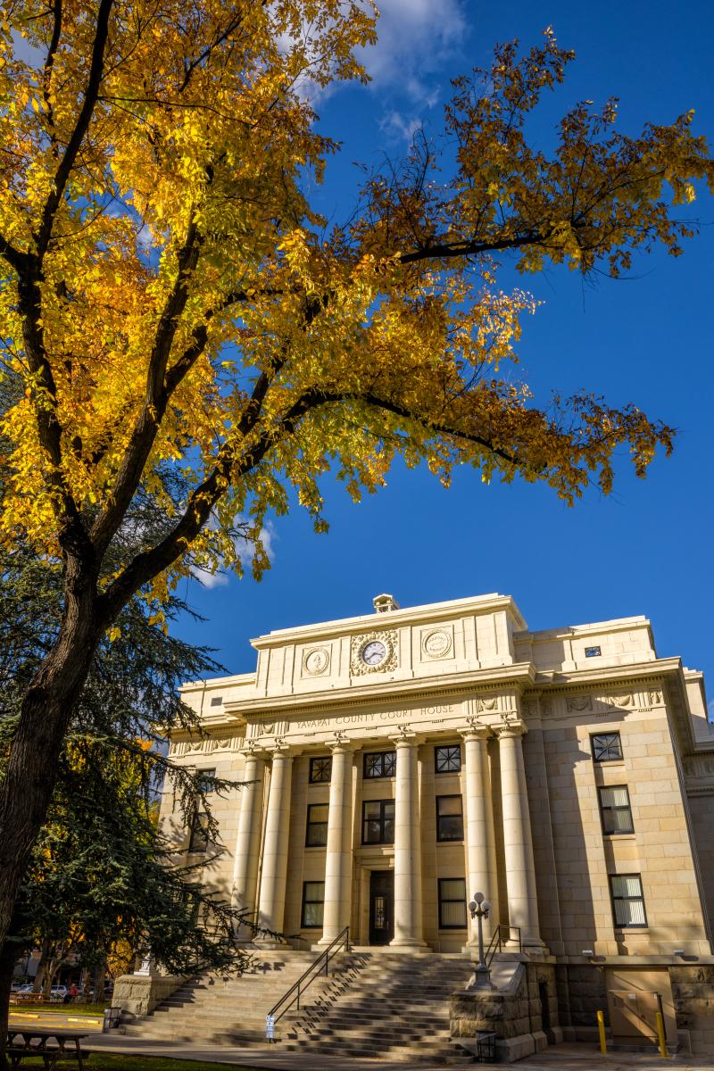 Fall at the Courthouse