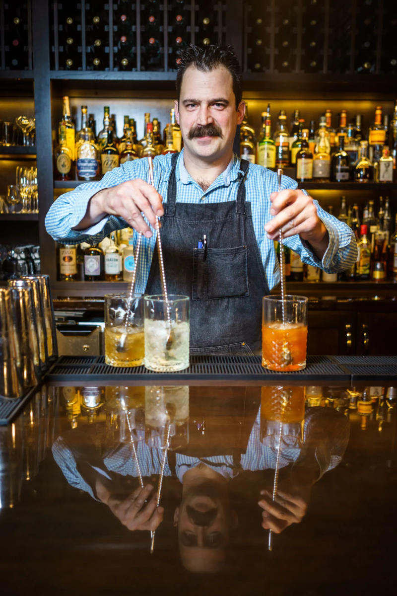 Josh Kral, bartender at Bitter and Pour