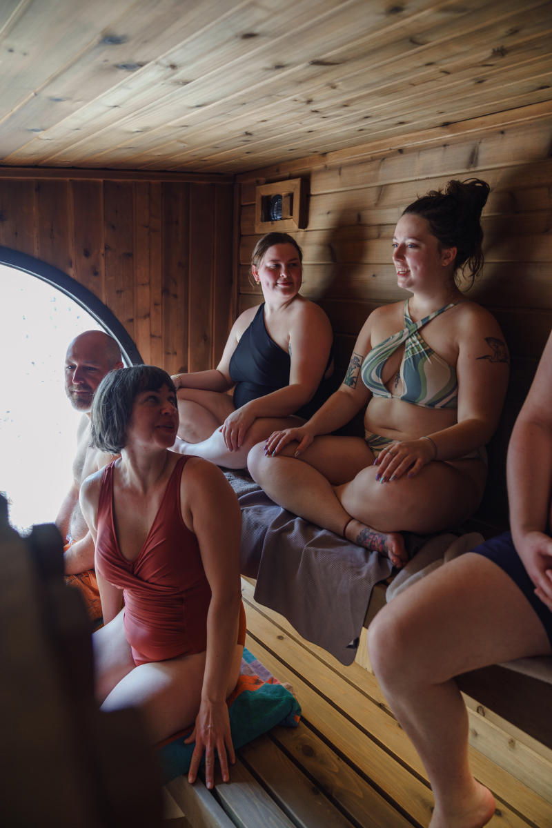 Experience the benefits of an authentic nordic wood fired sauna at Nordic Night Sauna