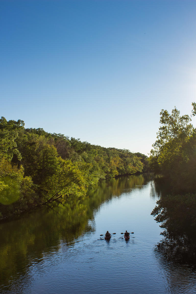 Kayaking on James River