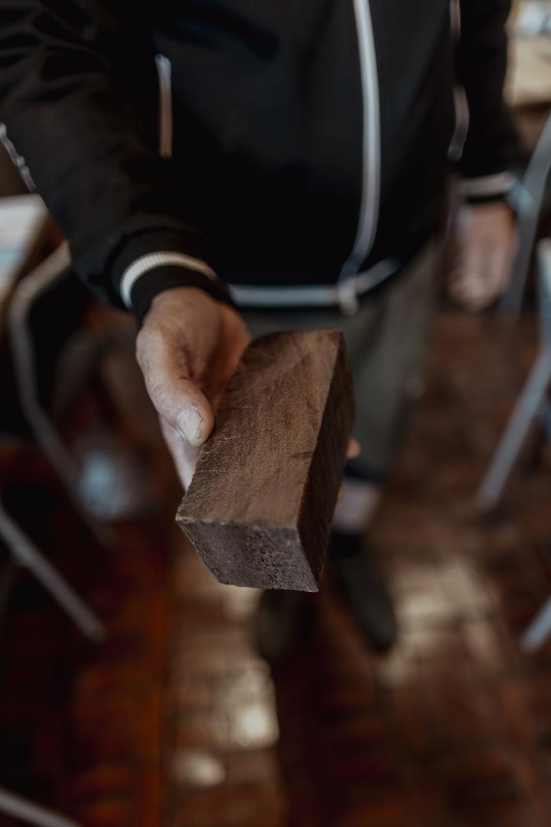 Burma-teak på Materialbanken for Bygningsvern