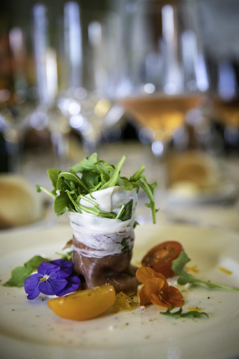 Sample food at Ladies of The Vine during Wine & Food Week in The Woodlands, Texas