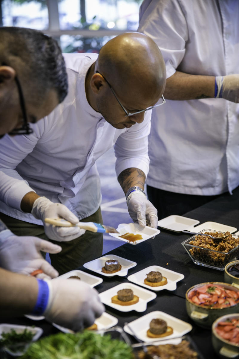Chefs at Sips, Suds, and Savor during Wine and Food Week in The Woodlands