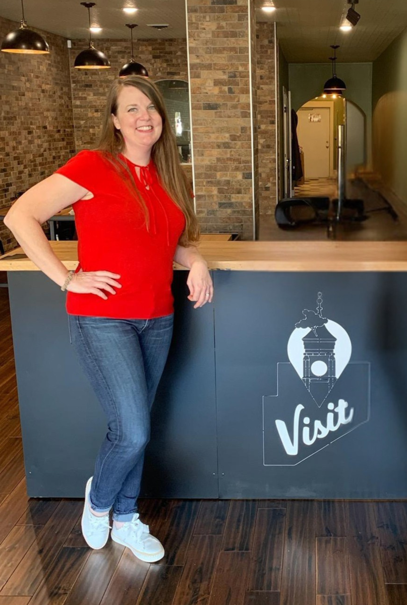 Erica Gunn at Visitors Center