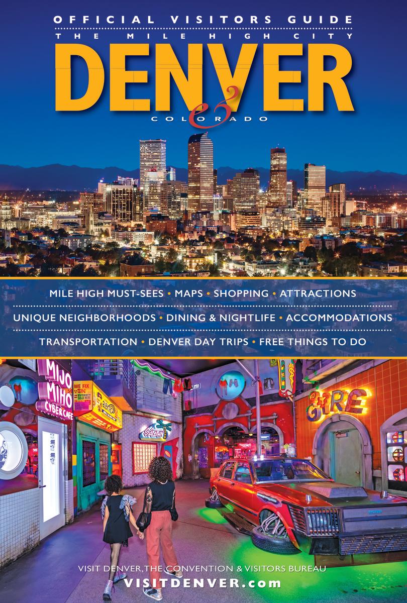 Denver Official Visitors Guide fall/winter 2022 cover