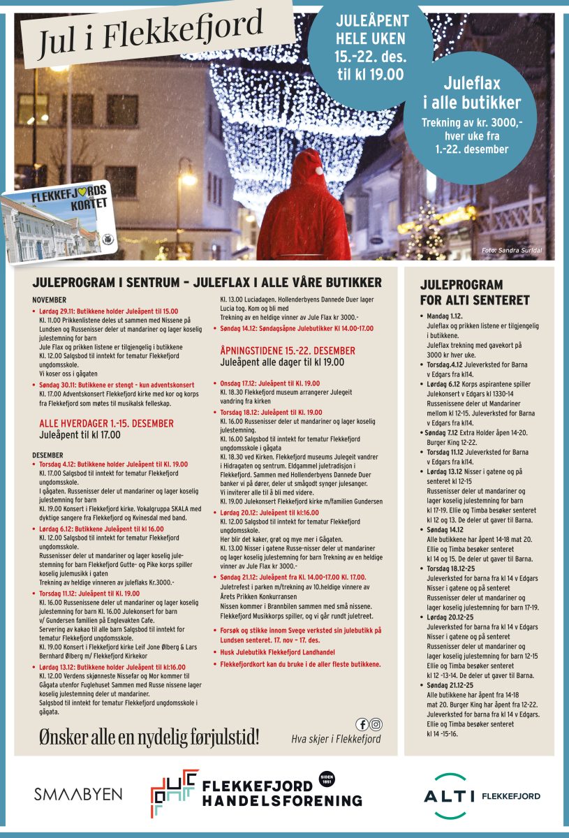 Flekkefjords juleprogram 2025