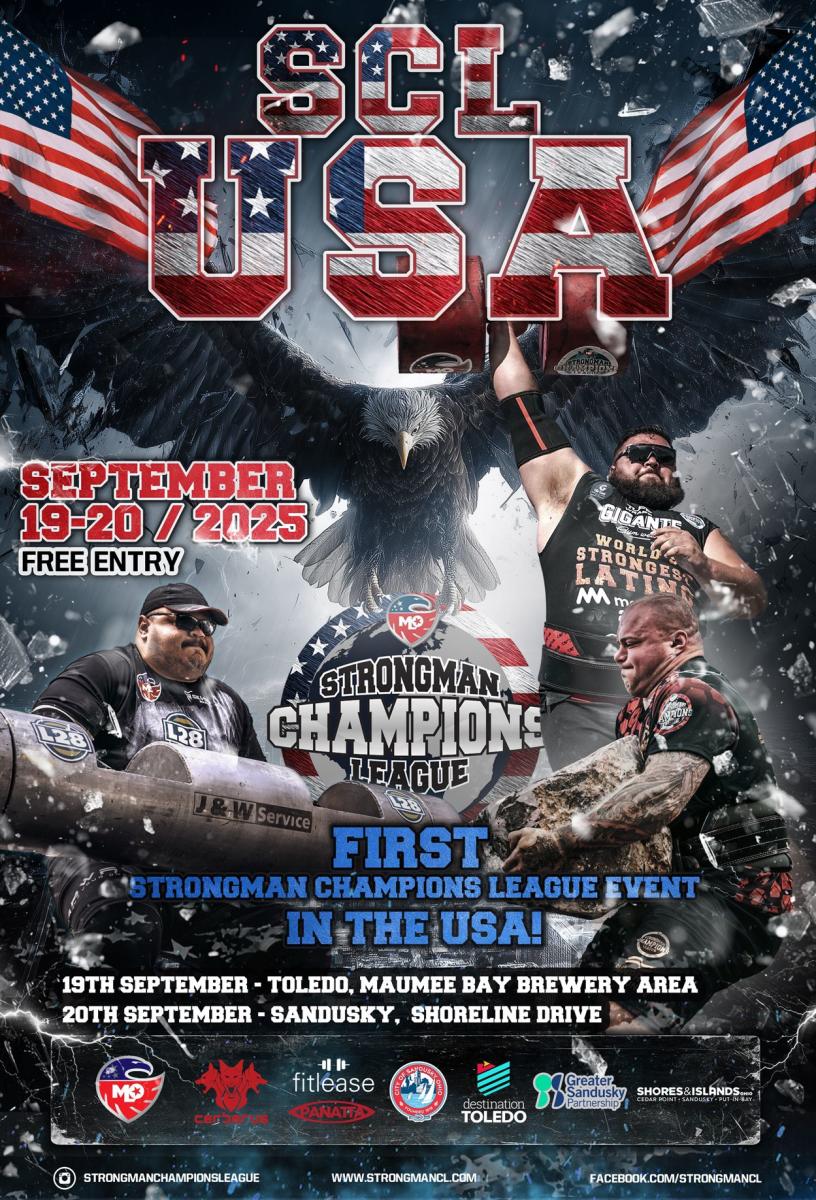 Strongman event poster